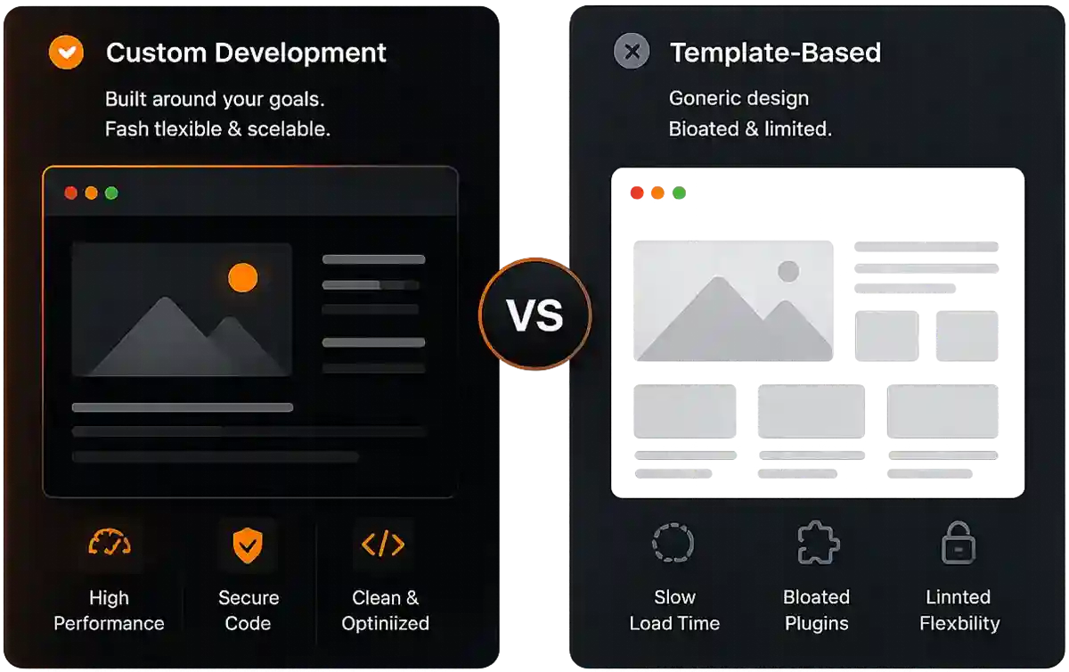 Why Custom Web Development Beats Template-Based Builds